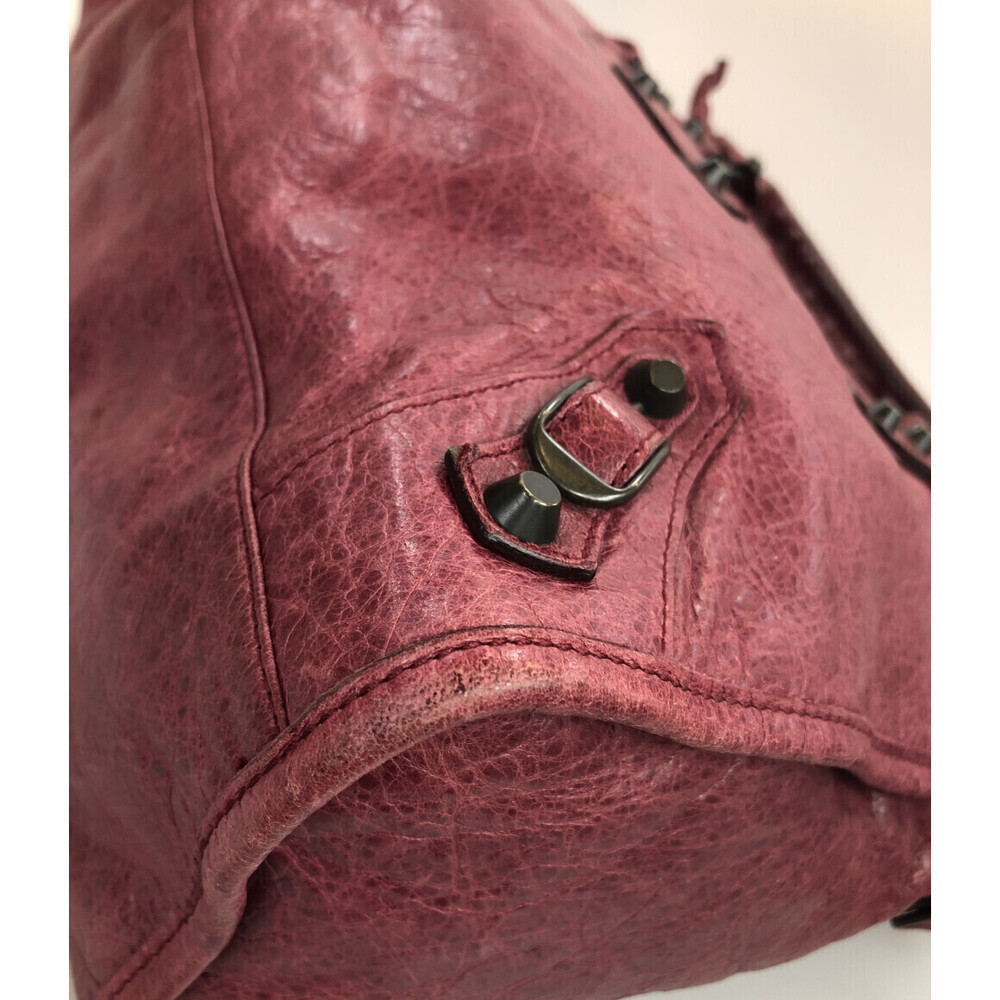 Balenciaga Le City bag lambskin leather Red - Picture 6 of 6